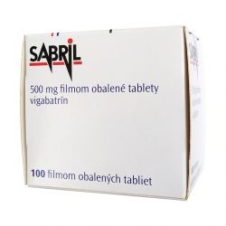 Сабрил (Вигабатрин) таблетки 500мг №100 (100 таблеток) в Петрозаводске и области фото