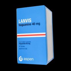 Ланвис (Тиогуанин) таблетки 40мг 25шт в Петрозаводске и области фото